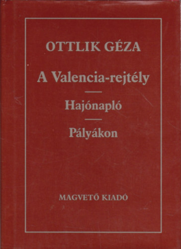 Ottlik G�za - A Valencia-rejt�ly, Haj�napl�, P�ly�kon