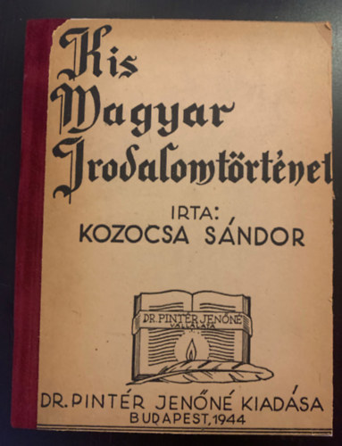 Kozocsa S�ndor - Kis magyar irodalomt�rt�net