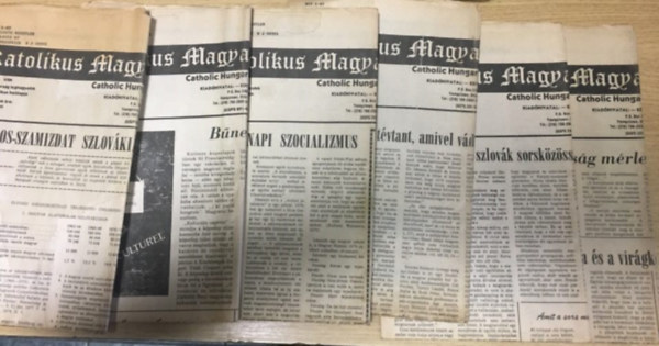 6 db.: Katolikus Magyarok Vasárnapja - 89. évfolyam 27. szám, 28. szám, 29. szám, 30. szám, 31. szám, 32. szám