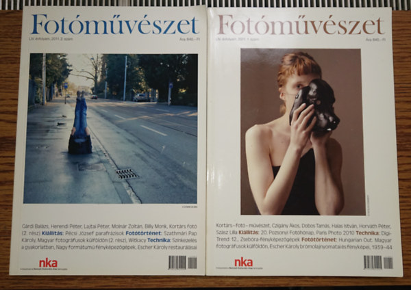 A Fotmvszet 2011-es vfolyamnak els kt szma. 2011/1 / 2011/2