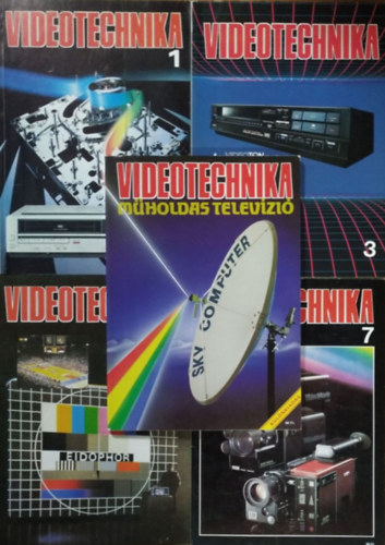 Videotechnika 1., 3., 6., 7. + Mholdas televzi (Klnkiads) (5 lapszm)