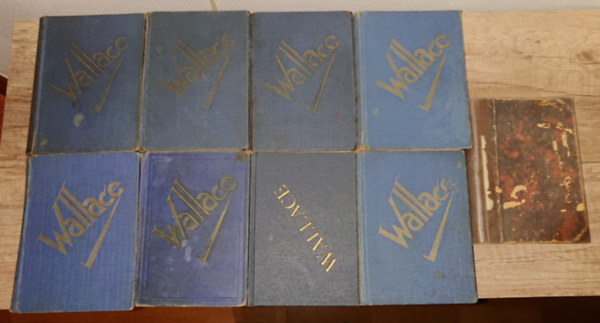 Edgar Wallace - 8 kötet Edgar Wallace a Dante gondozásában megjelent életműkiadásából és egy kilencedik ajándékba (Az összes cím a leírásban olvasható)