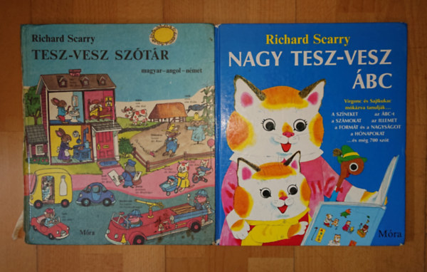 Richard Scarry - 2 nagy alakú Tesz-vesz Város: Tesz-vesz szótár, Nagy Tesz-vesz ÁBC