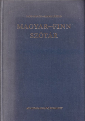 Papp Istv�n-Jakab L�szl� - Magyar-finn sz�t�r