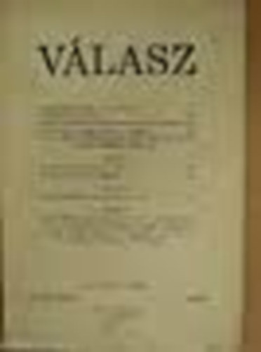 Illy�s Gyula - V�lasz VII. �vf. 10. sz�m 1947 okt.