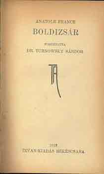 Anatole France - Boldizs�r