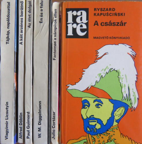 Vlagyimir Licsutyin, Ryszard Kapuscinski, Julio Cortzar, W.M. Diggelmann, Paul Guimard, Alfred Dblin - 6 db RaRe knyv (6 ktet Rakta Regnytr knyv)