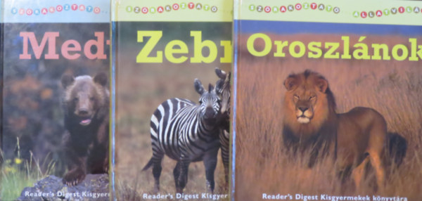 Sz�rakoztat� �llatvil�g I. (3 m�): Medv�k + Oroszl�nok + Zebr�k
