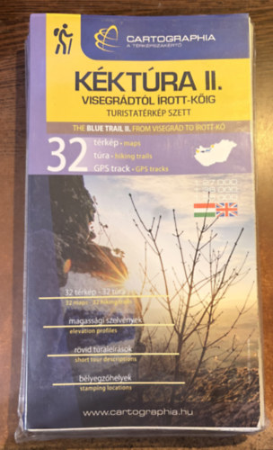 K�kt�ra II. turistat�rk�p szett - Dun�nt�l, Nyugat-Magyarorsz�g: Visegr�d-�rott k�