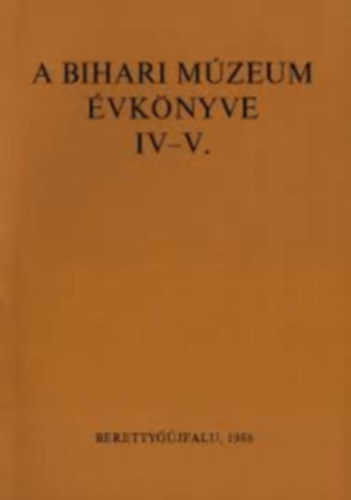 A bihari m�zeum �vk�nyve IV-V