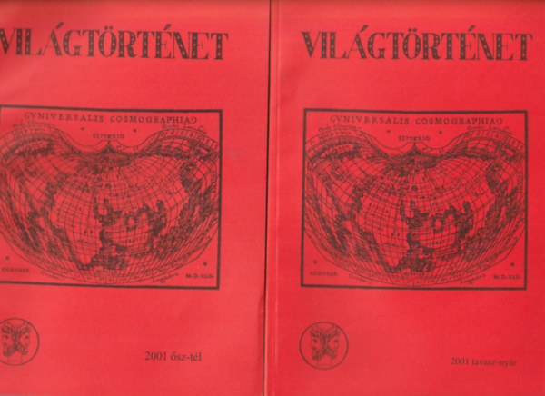 Incze Miklós (szerk.) - 2 db Világtörténet 2001 tavasz-nyár, ősz-tél