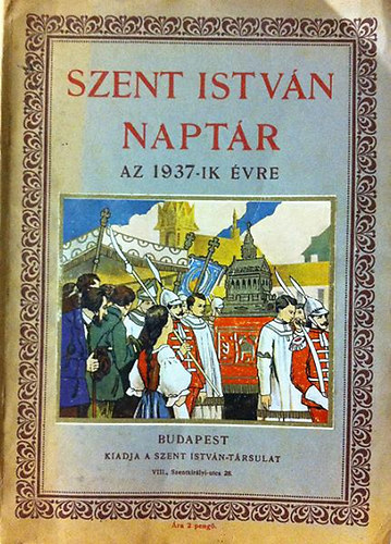 Szent István Naptár az 1937-ik évre