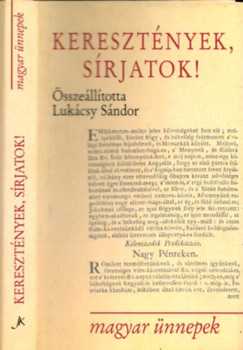 Lukcsy Sndor (szerk.) - Keresztnyek, srjatok!