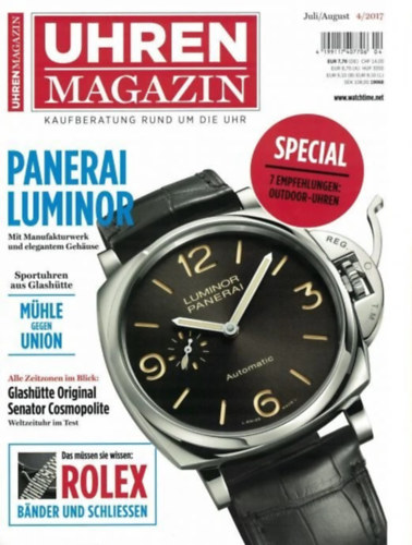 Thomas Wanka (szerk.) - Uhren Magazin Juli/August 4/2017