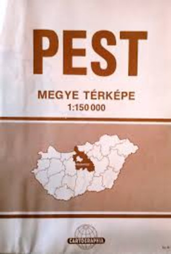 Pest megye trkpe 1:150 000