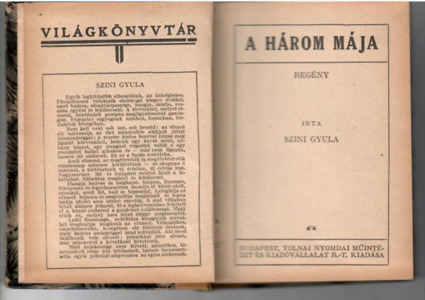Szini Gyula - A hrom Mja
