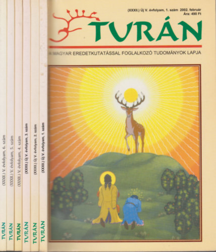 Esztergly Eld (szerk.) - Turn 2002/1-6. (teljes vfolyam, lapszmonknt)- A magyar eredetkutatssal foglalkoz tudomnyok lapja