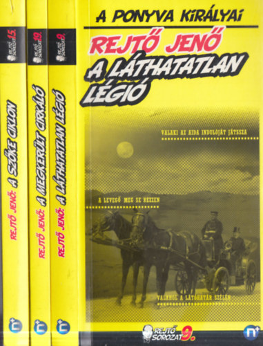 Rejtő Jenő - 3 db Rejtő sorozat: A szőke ciklon + A megkerült cirkáló + A láthatatlan légió
