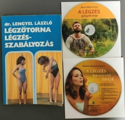 Dr. Lengyel László - Légzőtorna, légzésszabályozás + 2db Cd A légzés gyógyító ereje + A légzés karcsúsító ereje