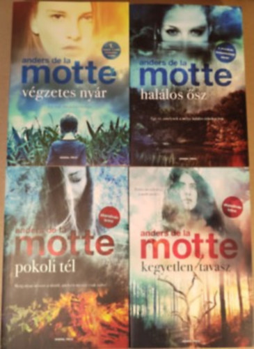 Anders De La Motte - Scane-tetralógia 1-4. (Végzetes nyár, Halálos ősz, Pokoli tél, Kegyetlen tavasz)