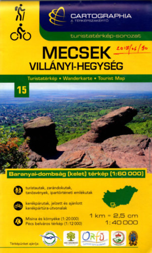 Mecsek, Vill�nyi-hegys�g turistakalauz