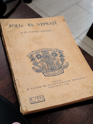 F�ld- �s n�prajz a VII. oszt�ly sz�m�ra