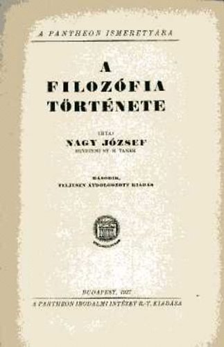 Nagy Jzsef - A filozfia trtnete