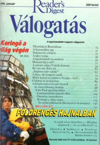 Darczi Pter szerk., Lszl Zsfia (szerk.) - Reader's digest jsgok 1996. teljes vfolyam ( kt ktetbe ktve )