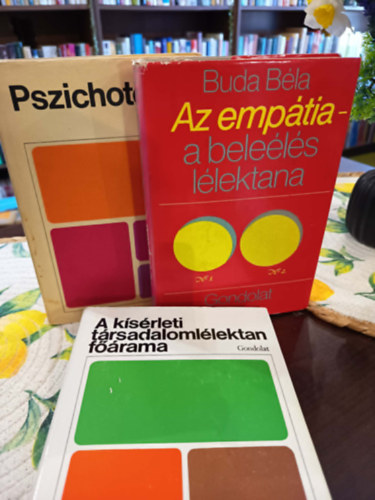 Csepeli György (szerk.), Dr. Buda Béla - Pszichológia könyvcsomag 3 darabos:A kísérleti társadalomlélektan főárama, Az empátia - a beleélés lélektana, Pszichoterápia