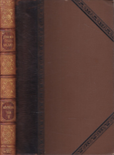 Jkai Mr - Nvtelen vr II - Jkai Mr sszes mvei (Nemzeti kiads - XXXIII.ktet - kiadi flbr)