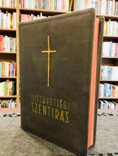 Káldi György S. J. - Újszövetségi szentírás a Vulgata szerint (fémkereszttel)