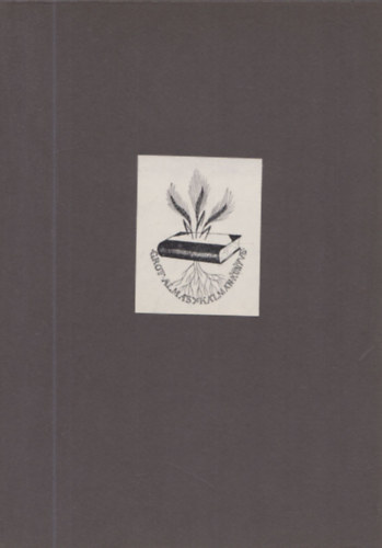 Ex libris - Grf Almsy Klmn (eredeti nyomat)