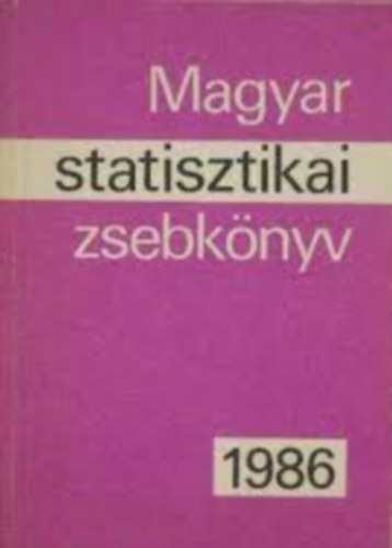 Magyar statisztikai zsebkönyv 1986
