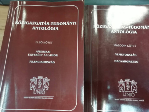 K�zigazgat�s-tudom�nyi antol�gia I.-II.
