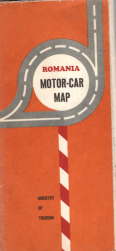 Romania Motor-car Map ( Rom�nia motor-aut�s t�rk�pe )