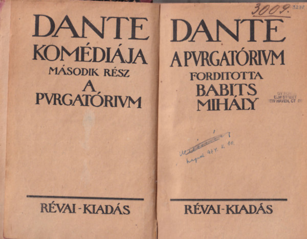 Babits Mihly (ford.) - A purgatrium - Dante komdija  II. rsz