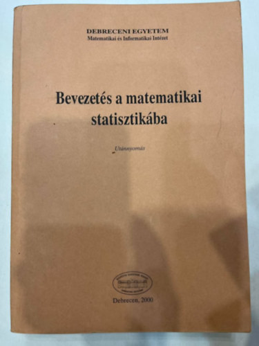 Fazekas István - Bevezetés a matematikai statisztikába