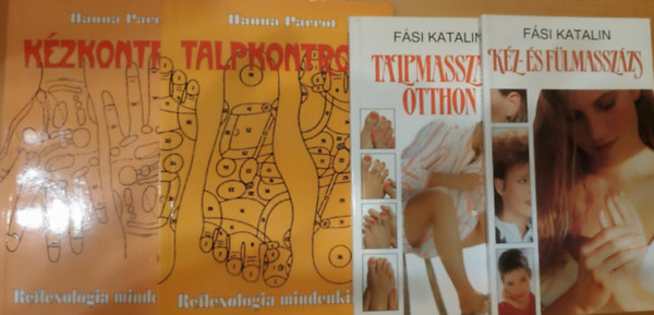 F�si Katalin, Hanna Parrot - 4 db K�z- �s f�lmassz�zs + K�zkontroll + Talpkontroll + Talpmassz�zs otthon