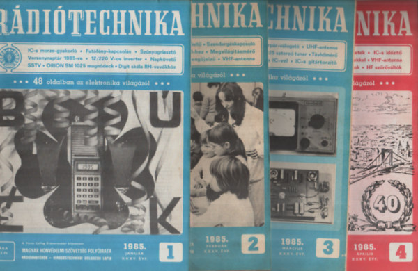 B�kei Ferenc - R�di�technika 1985. teljes �vfolyam (1-12. sz�monk�nt)