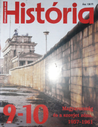 Glatz Ferenc  (szerk.) - Histria XVII. vfolyam 9-10. szm