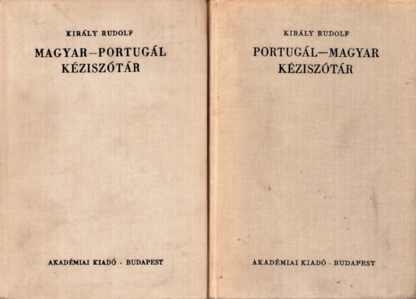 Kirly Rudolf - Magyar-portugl, portugl-magyar kzisztr I-II.