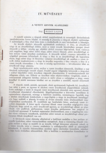 Buday Lajos - A vetett rnyk alapelemei -. Klnlenyomat