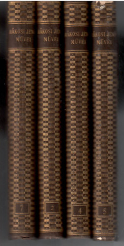 Rákosi Jenő - 4 db Rákosi Jenő Művei sorozatból::2 .Emlékezések II. + 4.:A legnagyobb bolond I., + 5.: A legnagyobb bolond II. + 7.: Aesopus/A szerelem iskolája