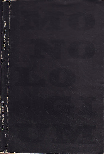 Nagy Pl - Monologium (Magyar Mhely Prizs)