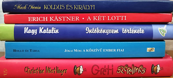 Mark Twain, Erich Kstner, Nagy Katalin, Jkai Mr, Christine Nstlinger - Ifjsgi knyvcsomag