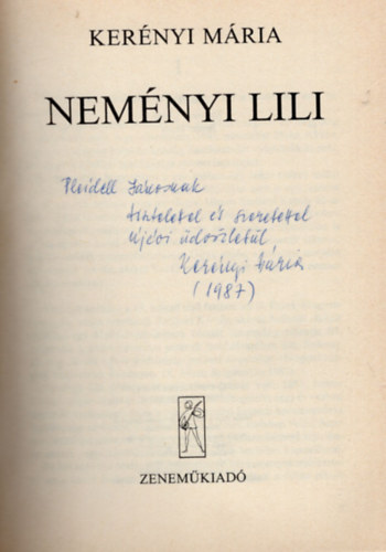 Kernyi Mria - Nemnyi Lili- dediklt + dediklt kpeslap