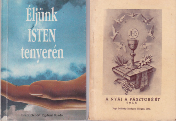Hollai Ferenc, Johannes Rosche - 3 db vallsi knyv: A nyj a psztorrt ( imk ) + A Katolikus Munksifj Mozgalmak Nemzetkzi Szvetsgnek kiadsban 1993 + ljnk Isten tenyern
