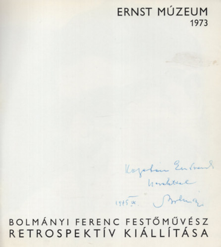 Bolmányi Ferenc festőművész retrospektív kiállítása