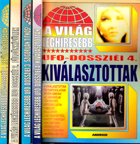 Kriston Endre (szerk.) - A világ leghíresebb UFO-dossziéi 1-4. (4 kötet)