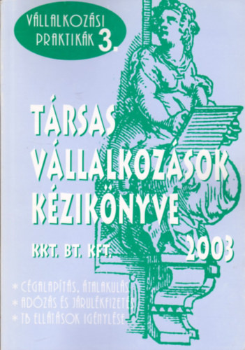 Jns Csaba, Fut Gbor, Buza Jnos - Trsas vllalkozsok kziknyve 2003